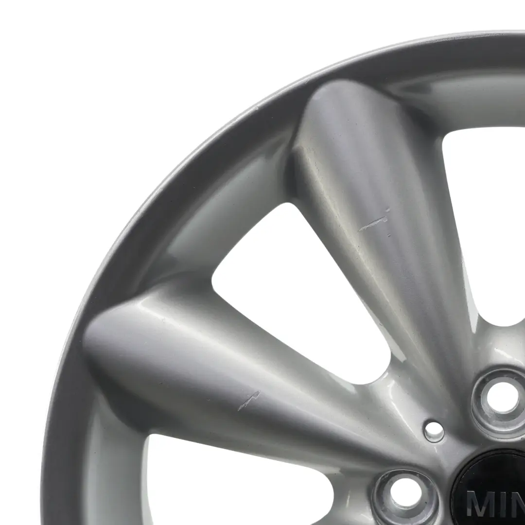 Silber Alu Felge Alufelge 17" 7J ET:48 Conical Spoke 121 für Mini Cooper R55 R56 mit Teilenummer 6791945 Mini Cooper R55 R56 Silber Alu Felge Alufelge 17" 7J ET:48 Conical Spoke 121 - SKU 6791945-1 - Teilenummer 6791945