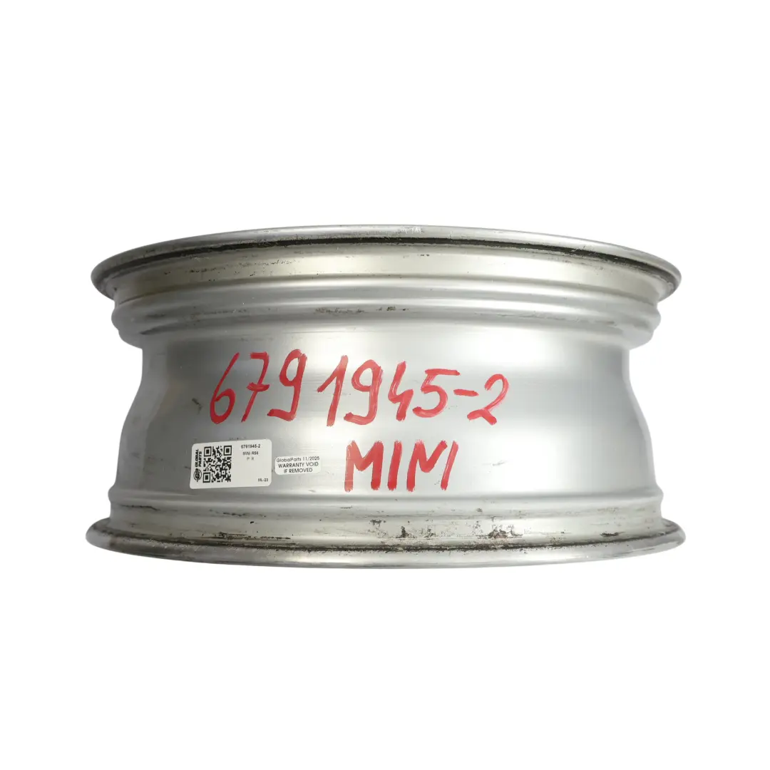 Mini Cooper R55 R56 Silber Alufelge Alu Felge 17" 7J ET:48 Conical Spoke 121 - SKU 6791945-2 - Teilenummer 6791945