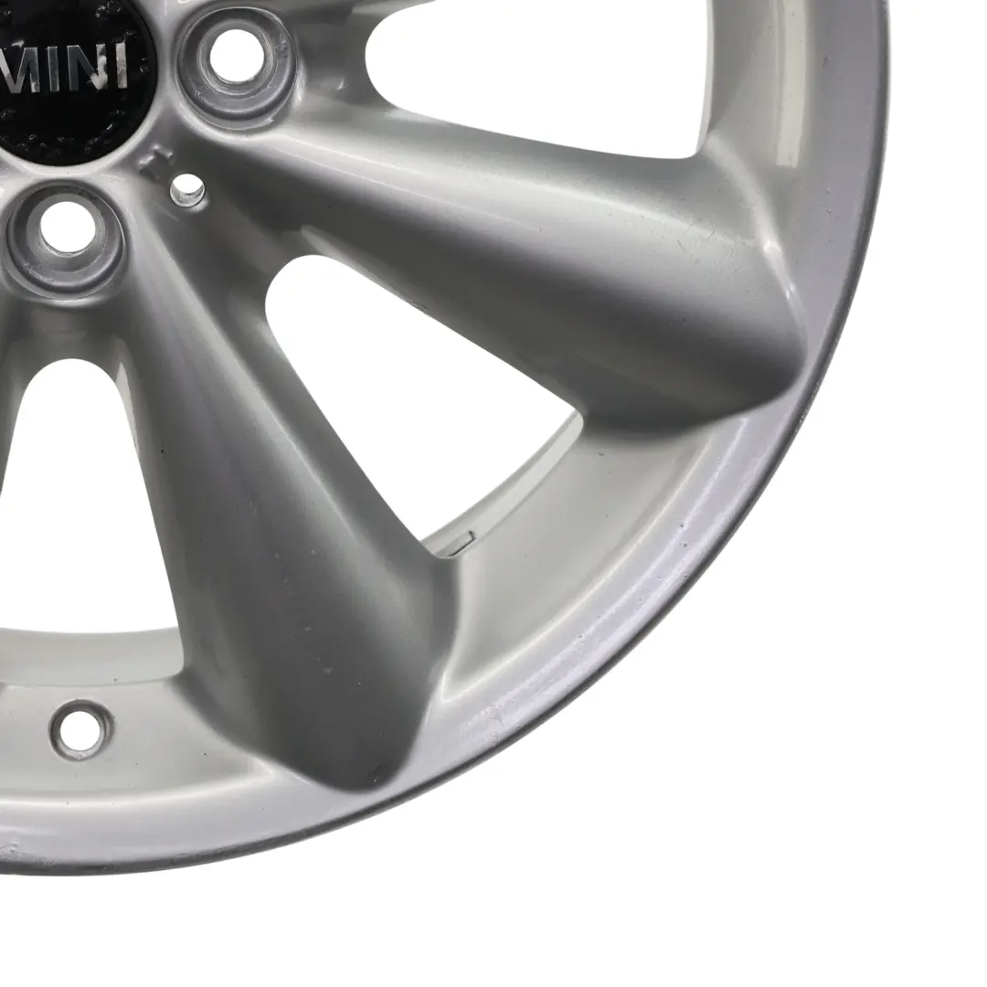 Mini Cooper R55 R56 R57 Silver Wheel Alloy Rim 17" 7J ET:48 Conical Spoke 121 - SKU 6791945-2 - Part number 6791945