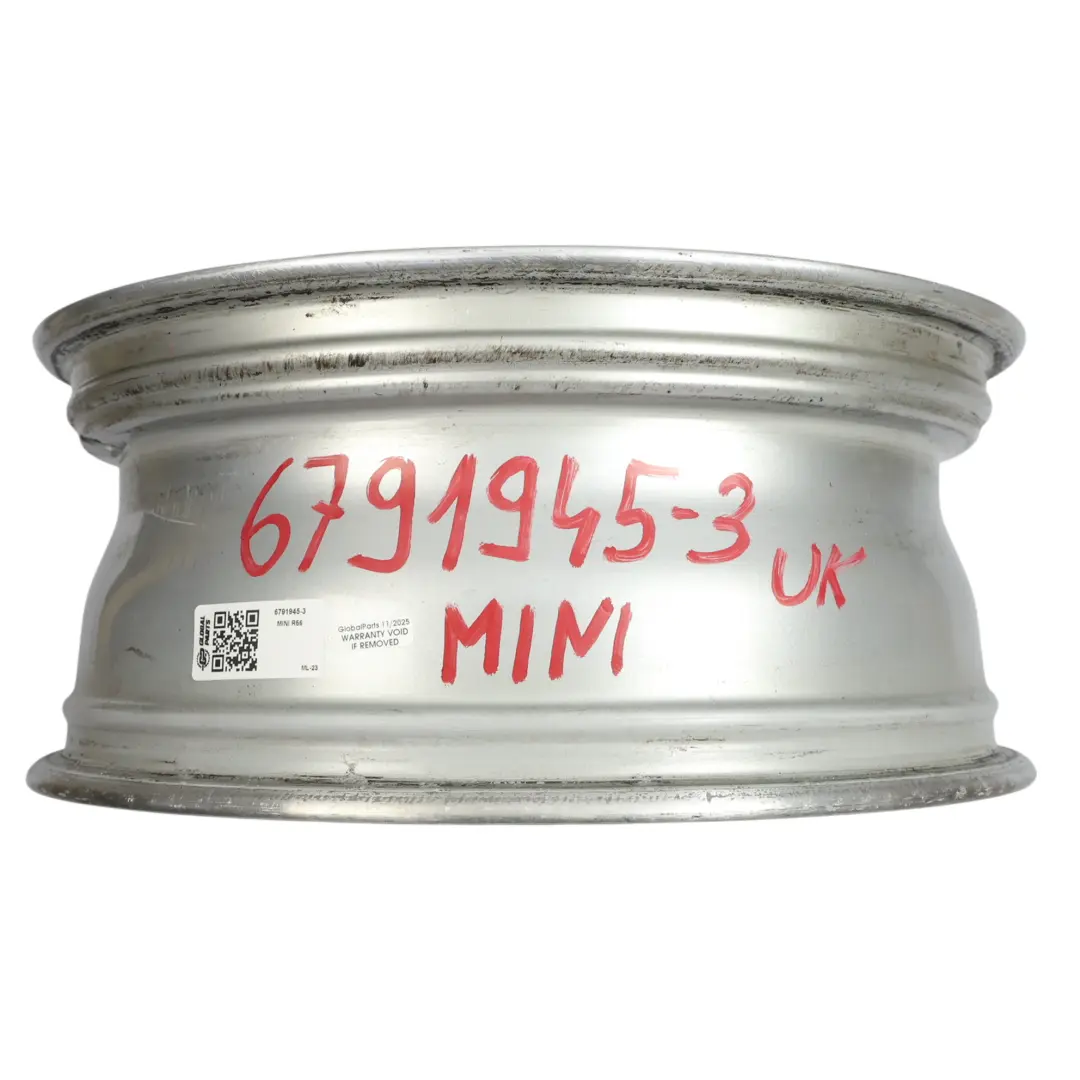 Mini Cooper R55 R56 R57 Silver Wheel Alloy Rim 17" 7J ET:48 Conical Spoke 121 - SKU 6791945-3 - Part number 6791945