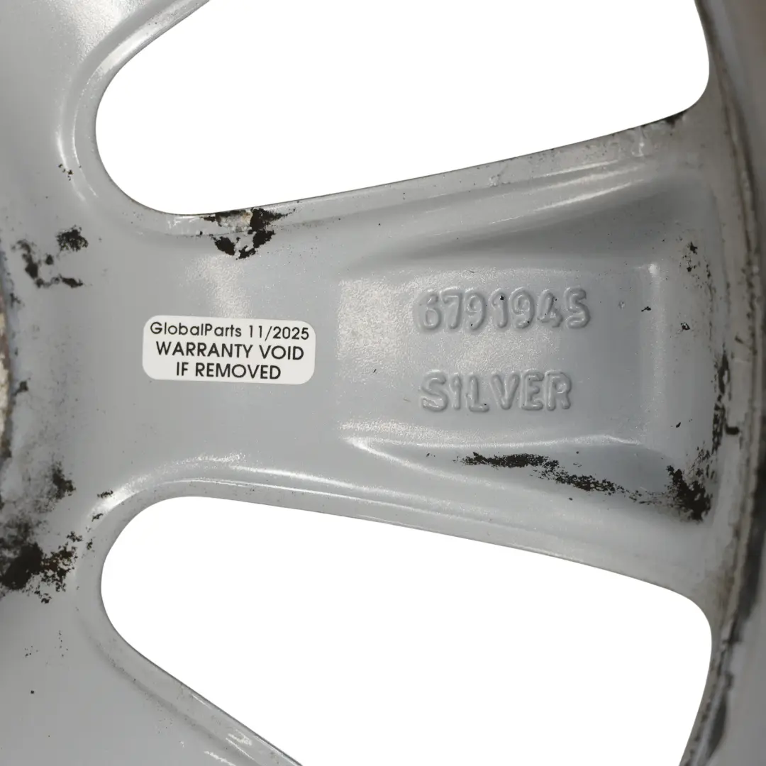 Mini Cooper R55 R56 R57 Silver Wheel Alloy Rim 17" 7J ET:48 Conical Spoke 121 - SKU 6791945-3 - Part number 6791945