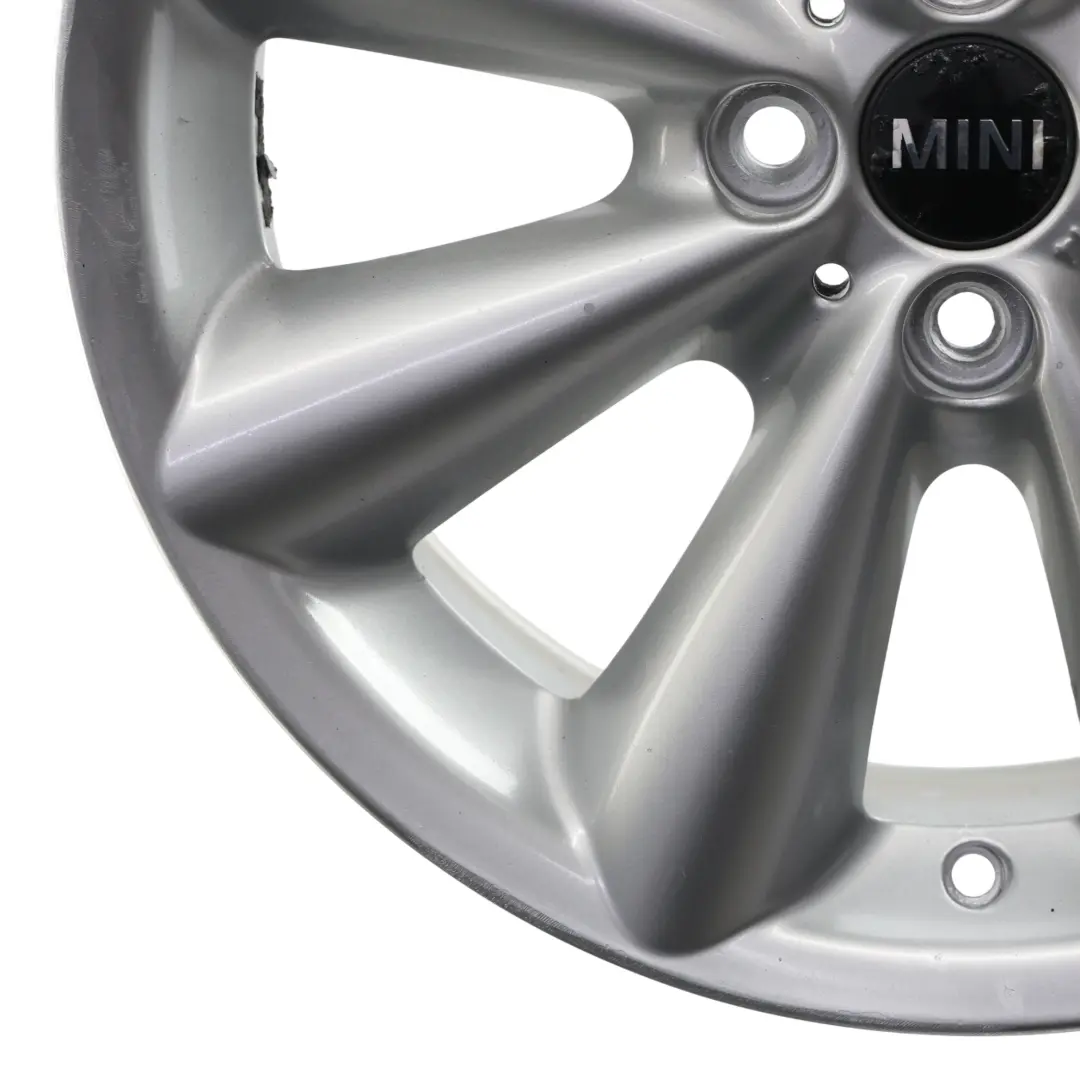 Mini Cooper R55 R56 R57 Silver Wheel Alloy Rim 17" 7J ET:48 Conical Spoke 121 - SKU 6791945-3 - Part number 6791945