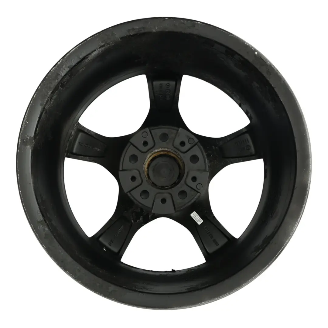 BMW E81 E82 E87 Cerchio In Lega Nero 17" Raggi A Stella 371 7J ET:47 - SKU 6795561-5 - Numero di parte 6795561