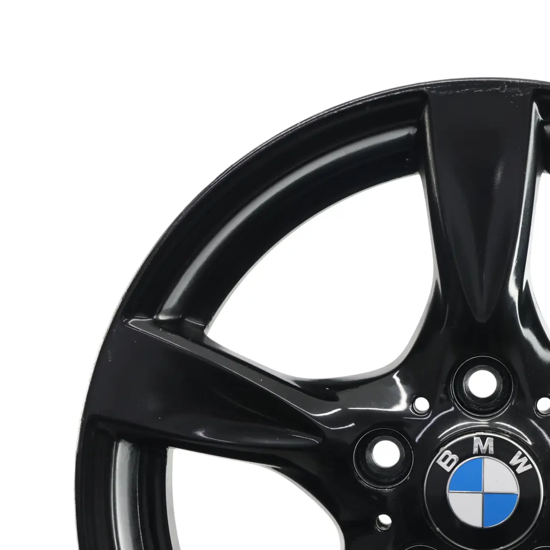 BMW E81 E82 E87 Wheel Rim Alloy Black 17" Star Spoke 371 7J ET:47 - SKU 6795561-5 - Part number 6795561