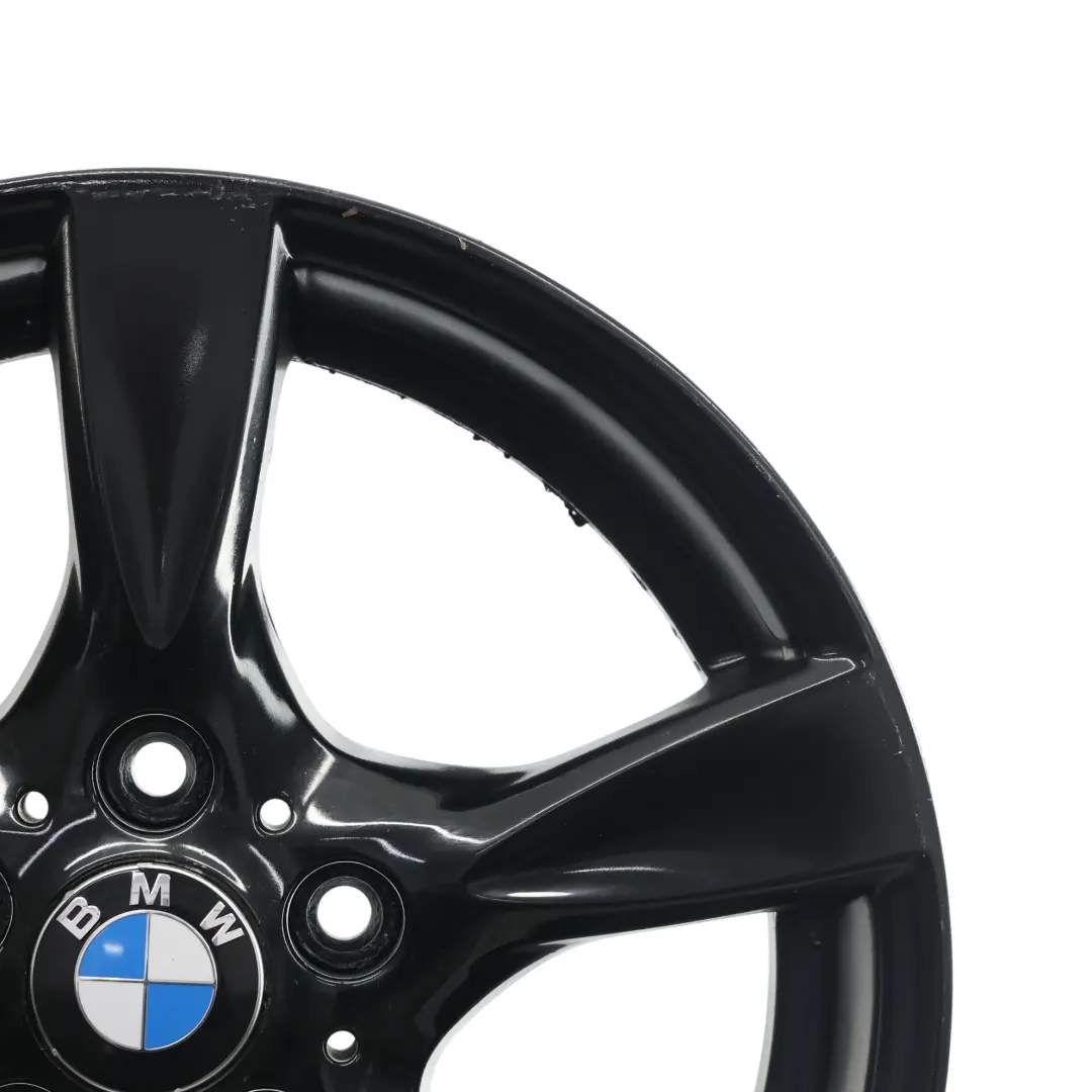 Rim Alloy Black 17" Star Spoke 371 7J ET:47 to BMW E81 E82 E87 Wheel with Part number 6795561 BMW E81 E82 E87 Wheel Rim Alloy Black 17" Star Spoke 371 7J ET:47 - SKU 6795561-5 - Part number 6795561
