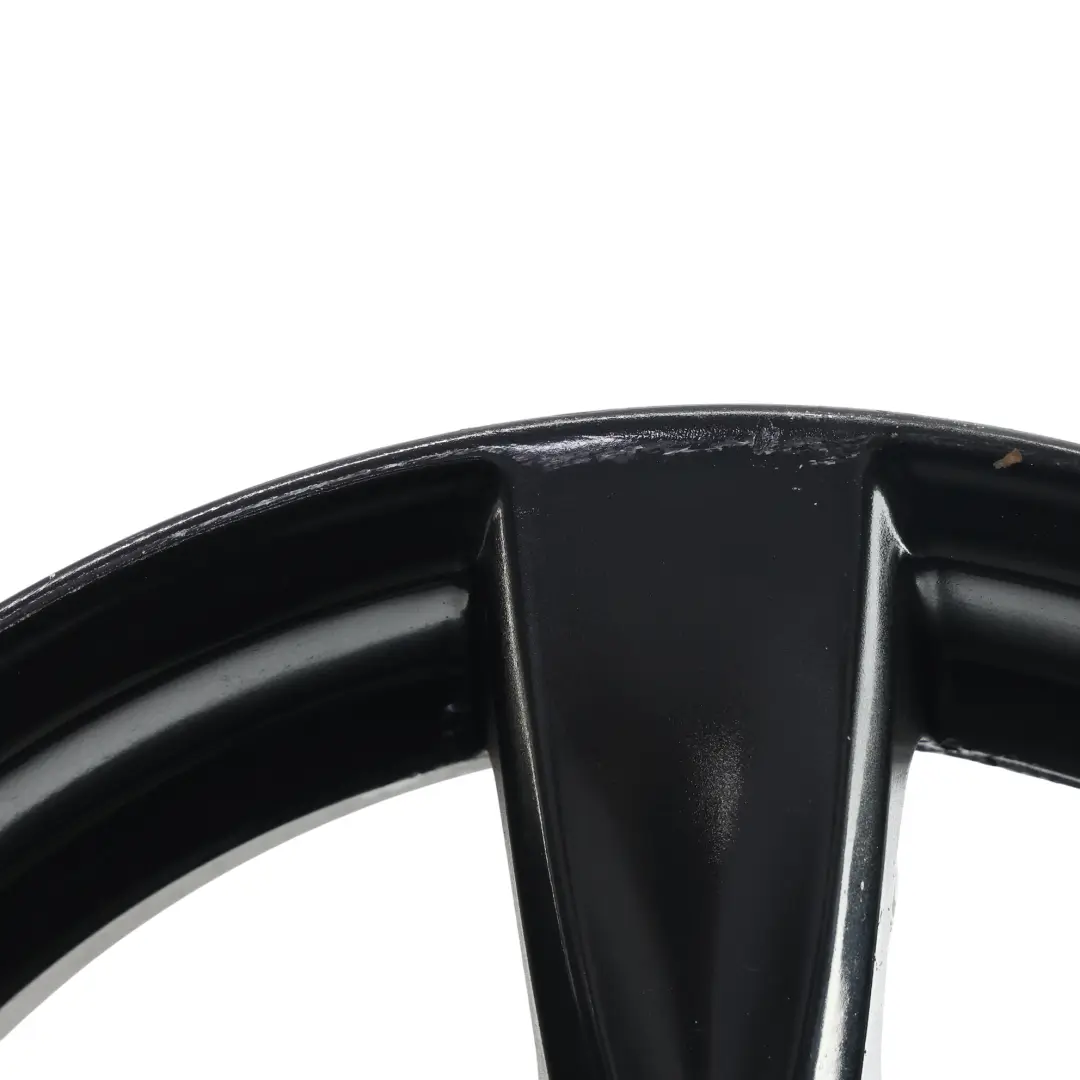 Leichtmetall Felge Schwarz 17" Sternspeiche 371 7J ET:47 für BMW E81 E82 E87 mit Teilenummer 6795561 BMW E81 E82 E87 Leichtmetall Felge Schwarz 17" Sternspeiche 371 7J ET:47 - SKU 6795561-5 - Teilenummer 6795561