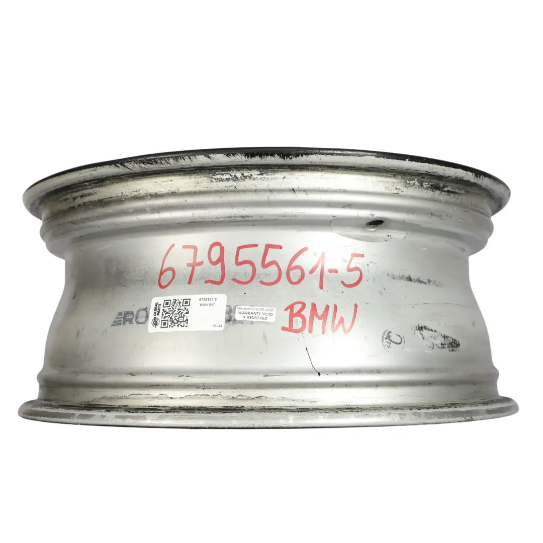 BMW E81 E82 E87 Cerchio In Lega Nero 17" Raggi A Stella 371 7J ET:47 - SKU 6795561-5 - Numero di parte 6795561