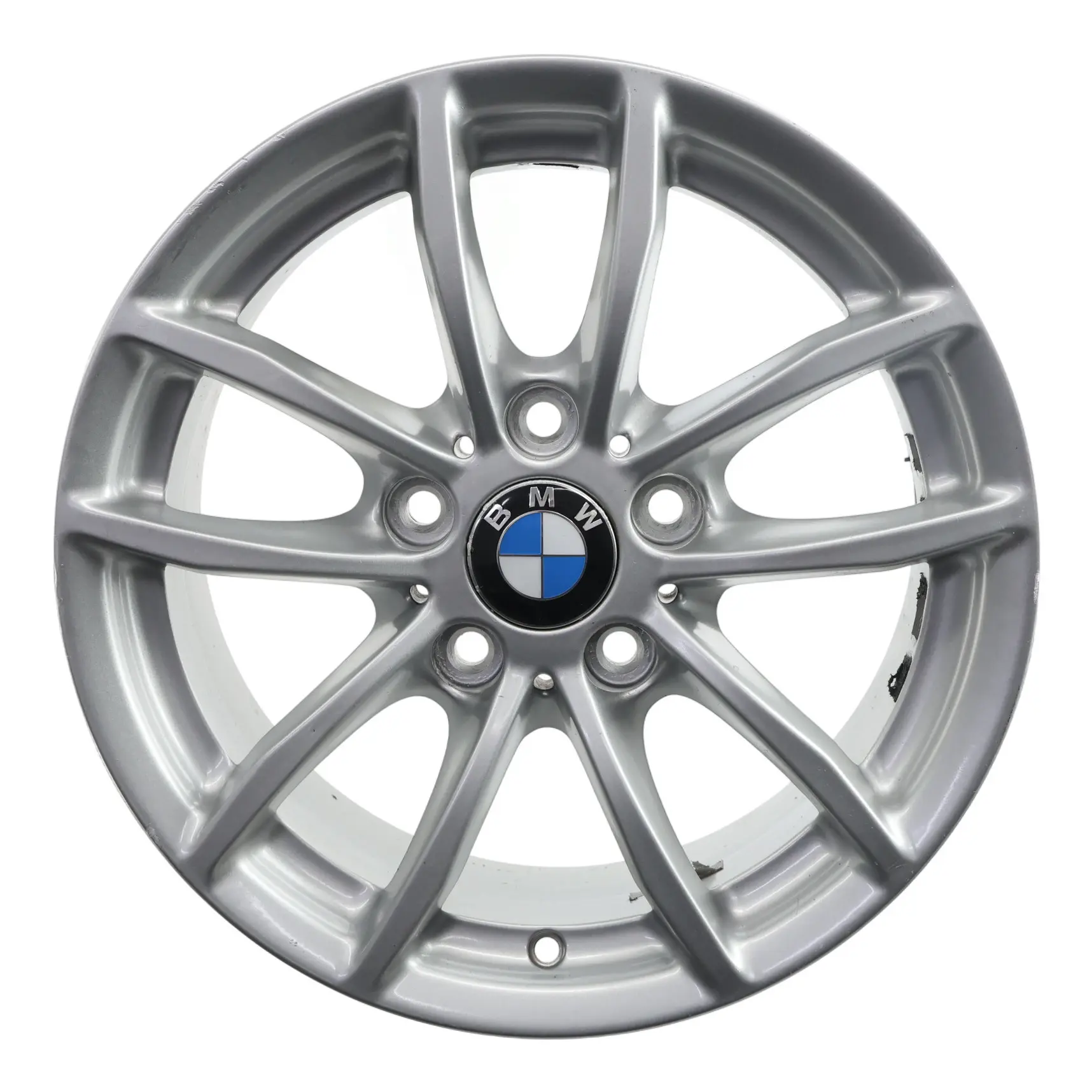 BMW F20 F21 F22 F23 Silver Wheel Alloy Rim 16" 7J ET:40 V-Spoke 378 6796202