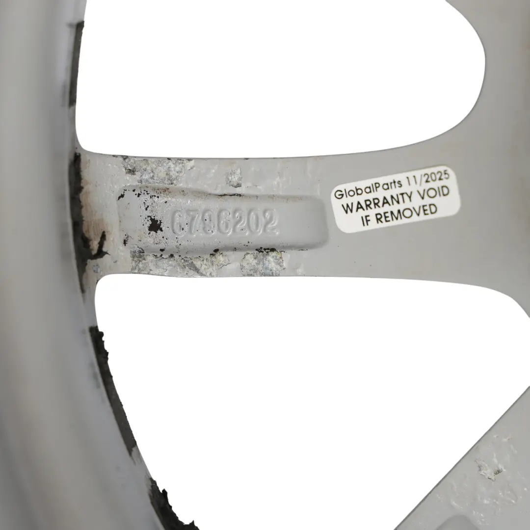 BMW F20 F21 F22 F23 Silver Wheel Alloy Rim 16" 7J ET:40 V-Spoke 378 - SKU 6796202-6 - Part number 6796202