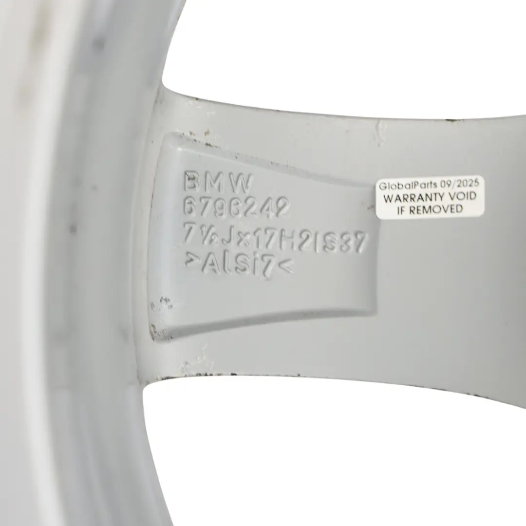 BMW F30 F31 F32 F33 F36 Alloy Wheel Rim 17" Star Spoke 393 7,5J ET:37 - SKU 6796242-2 - Part number 6796242