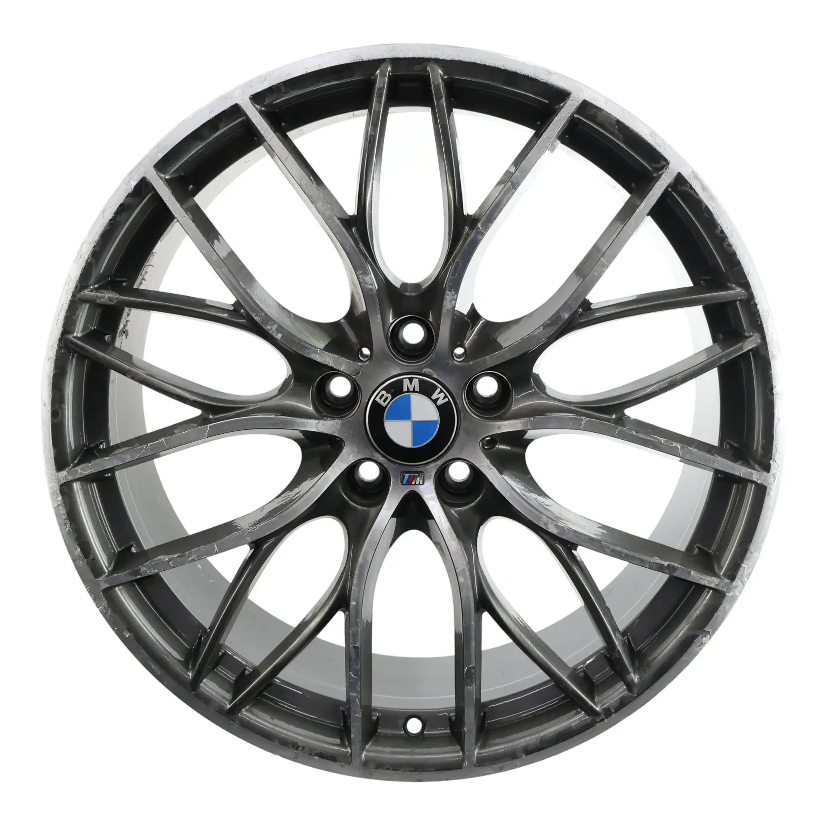 BMW F30 F31 F32 Llanta Delantera Aleación Plata 20 "8J ET:36 Doble Radio 6796264