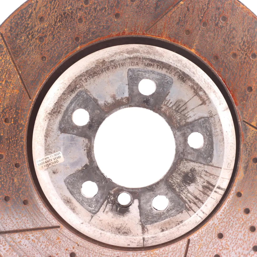 Brake Disc BMW F30 F36 Front Left Right Wheel Ventilated Perforated Set 370X30 to with Part number 6797603 Brake Disc BMW F30 F36 Front Left Right Wheel Ventilated Perforated Set 370X30 - SKU 6797603 - Part number 6797603