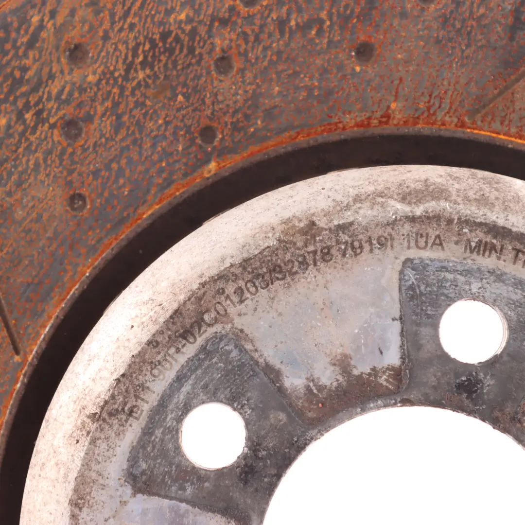  Brake Disc BMW F30 F36 Front Left Right Wheel Ventilated Perforated Set 370X30 - SKU 6797603 - Part number 6797603