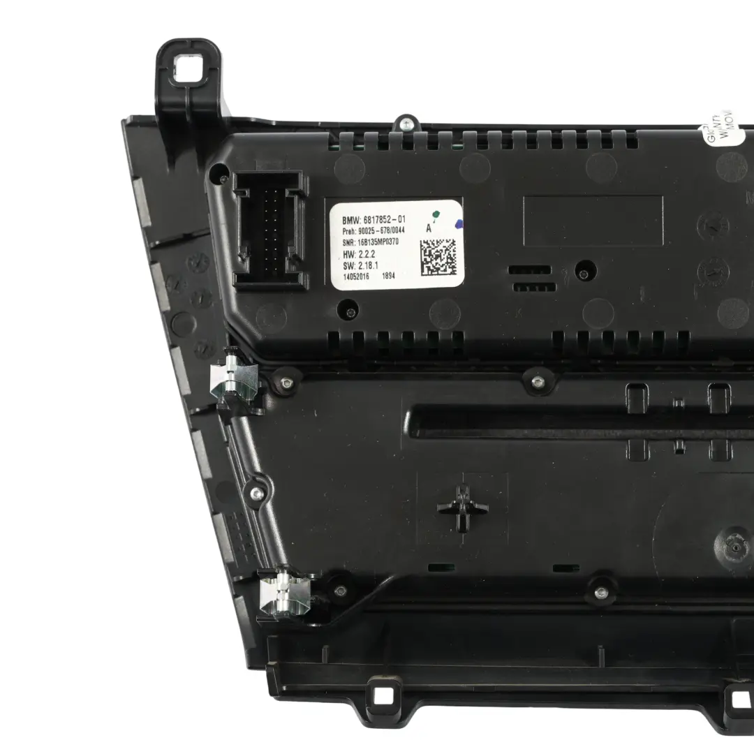 BMW F15 F16 Bedienfeld Heizung A/C Klimaanlage Radio CD Spieler - SKU 6817852 - Teilenummer 6817852