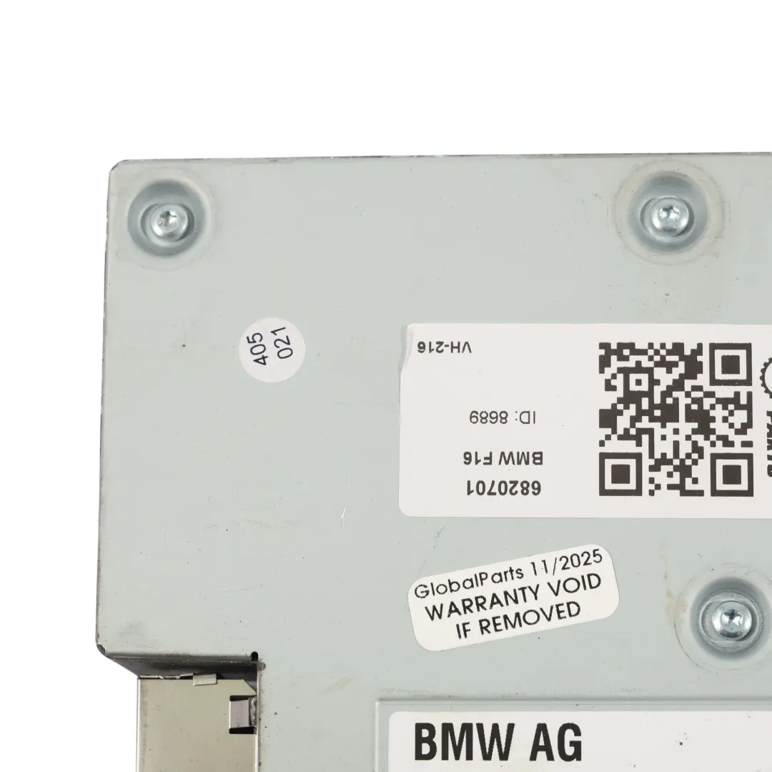 BMW X6 F16 Modulo Ricevitore Sintonizzatore TV Multimediale ECU - SKU 6820701 - Numero di parte 6820701