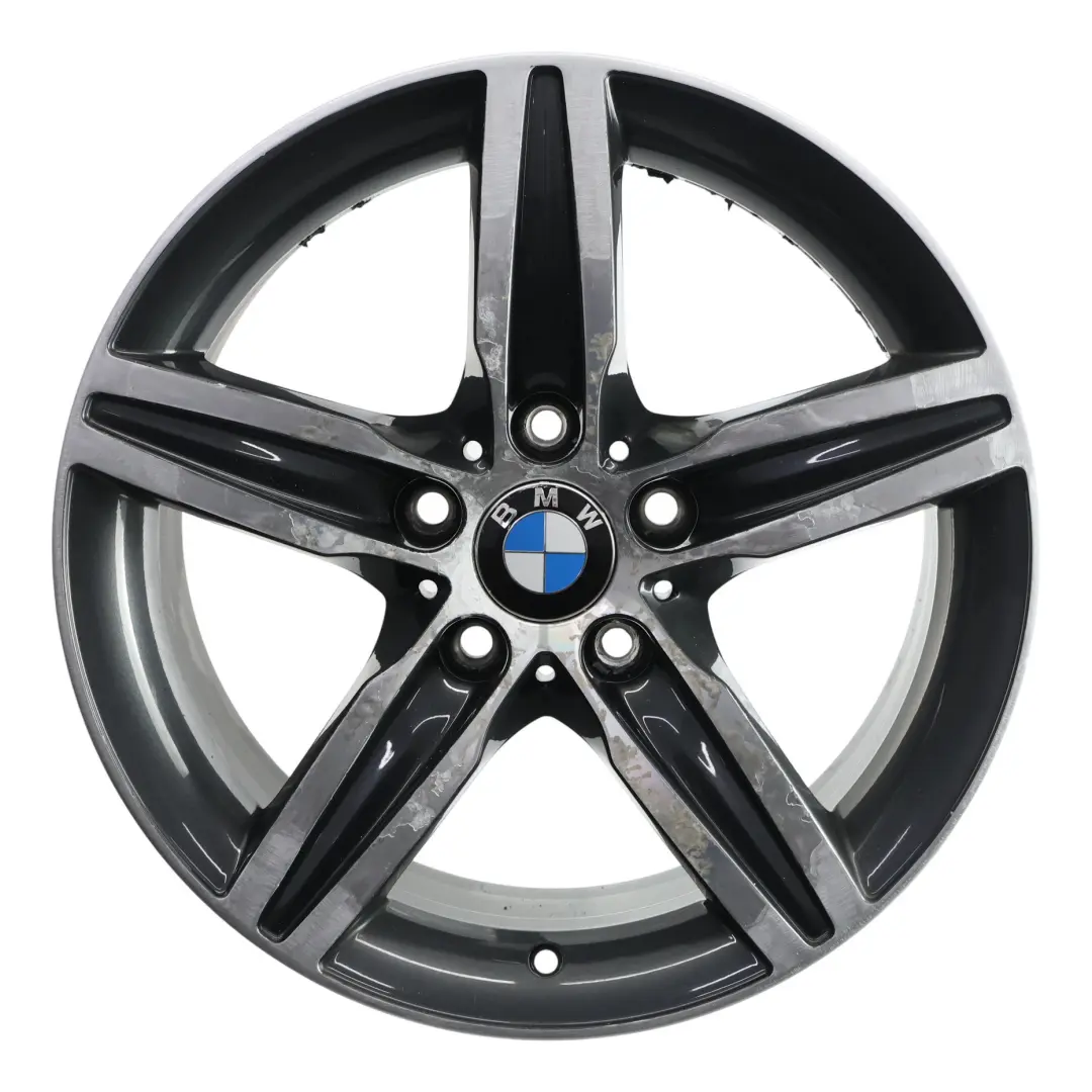 Llanta de Aleacion Negra 17" Radio Estrella 379 7,5J ET:43 para BMW F20 F21 con número de pieza 6850151 BMW F20 F21 Llanta de Aleacion Negra 17" Radio Estrella 379 7,5J ET:43 - SKU 6850151-1 - Número de pieza 6850151