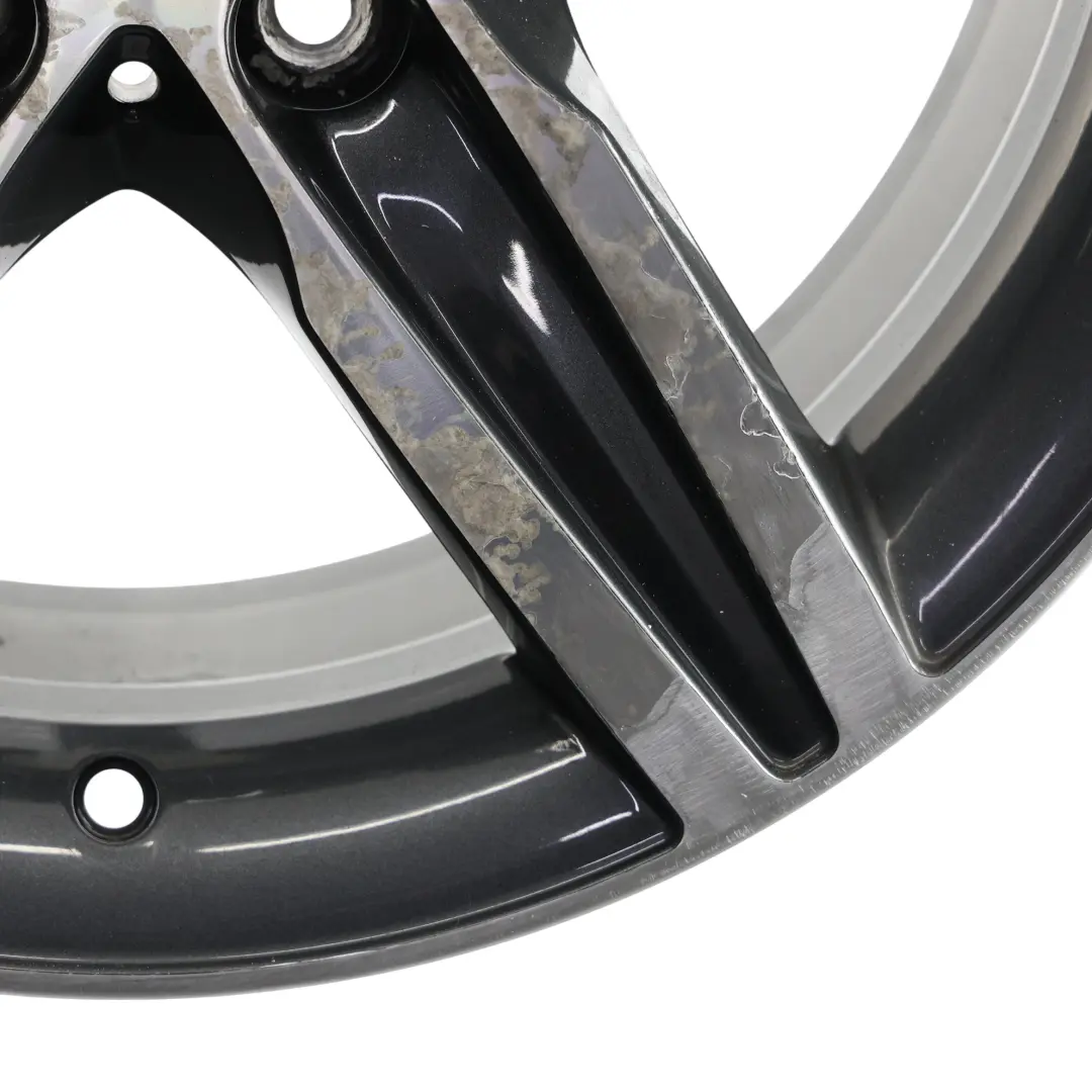 BMW F20 F21 Llanta de Aleacion Negra 17" Radio Estrella 379 7,5J ET:43 - SKU 6850151-1 - Número de pieza 6850151