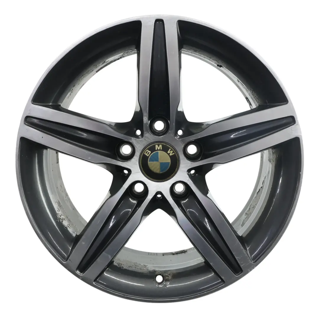 Grey Alloy Wheel Rim 17" Star Spoke 379 ET:43 7,5J to BMW F20 F21 F22 F23 with Part number 6850151 BMW F20 F21 F22 F23 Grey Alloy Wheel Rim 17" Star Spoke 379 ET:43 7,5J - SKU 6850151-14 - Part number 6850151