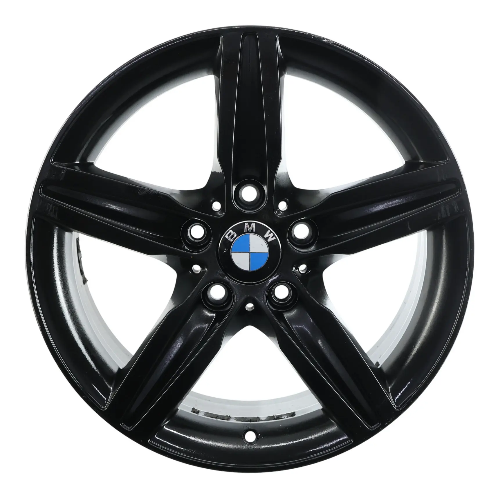 BMW F20 F21 Leicht Metall Felge Schwarz 17" Sternspeiche 379 ET:43 7,5J 6850151