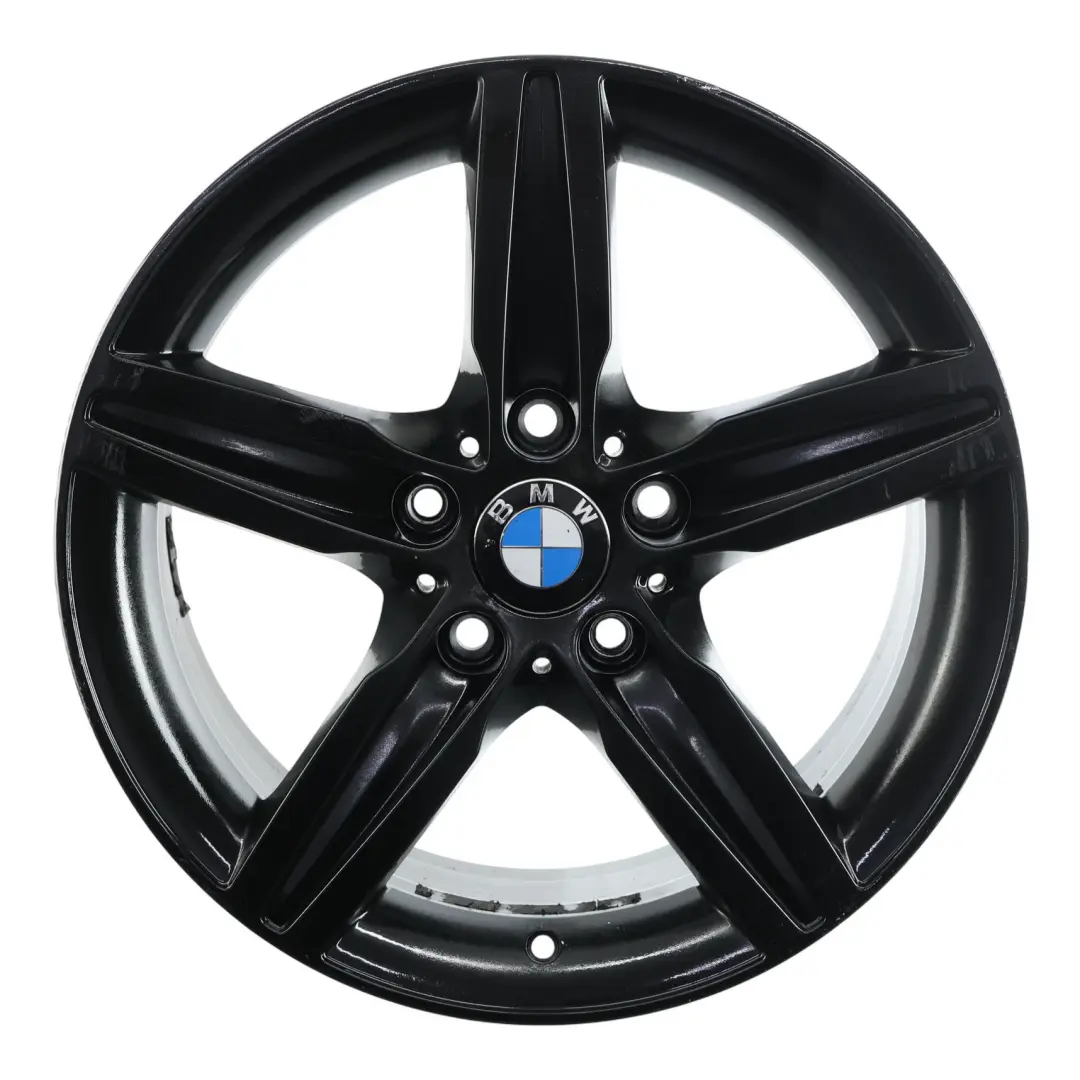 Rim Alloy Black 17" Star Spoke 379 ET:43 7,5J to BMW F20 F21 Wheel with Part number 6850151 BMW F20 F21 Wheel Rim Alloy Black 17" Star Spoke 379 ET:43 7,5J - SKU 6850151-16 - Part number 6850151