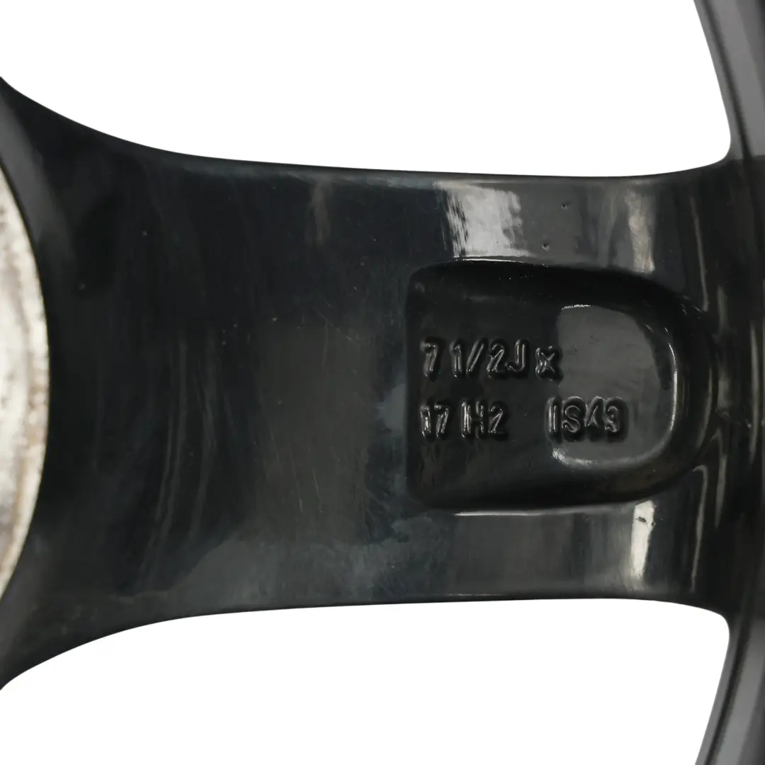 BMW F20 F21 Wheel Rim Alloy Black 17" Star Spoke 379 ET:43 7,5J - SKU 6850151-16 - Part number 6850151
