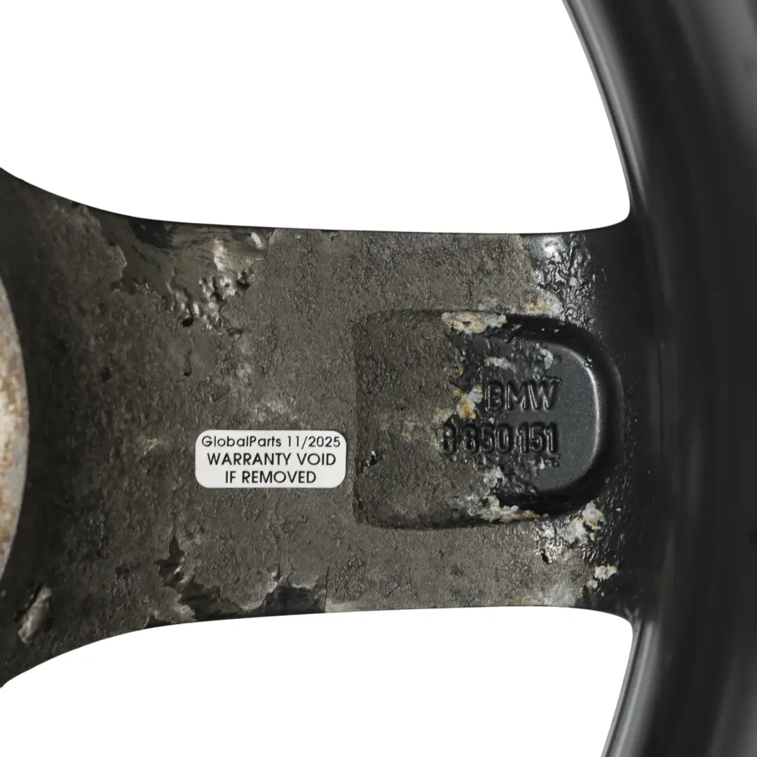 BMW F20 F21 F22 Schwarz Alu Felge Alufelge 17" 7,5J Sternspeiche 379 - SKU 6850151-4 - Teilenummer 6850151