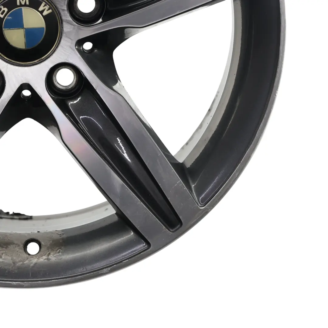 BMW F20 F21 F22 Schwarz Alu Felge Alufelge 17" 7,5J Sternspeiche 379 - SKU 6850151-4 - Teilenummer 6850151