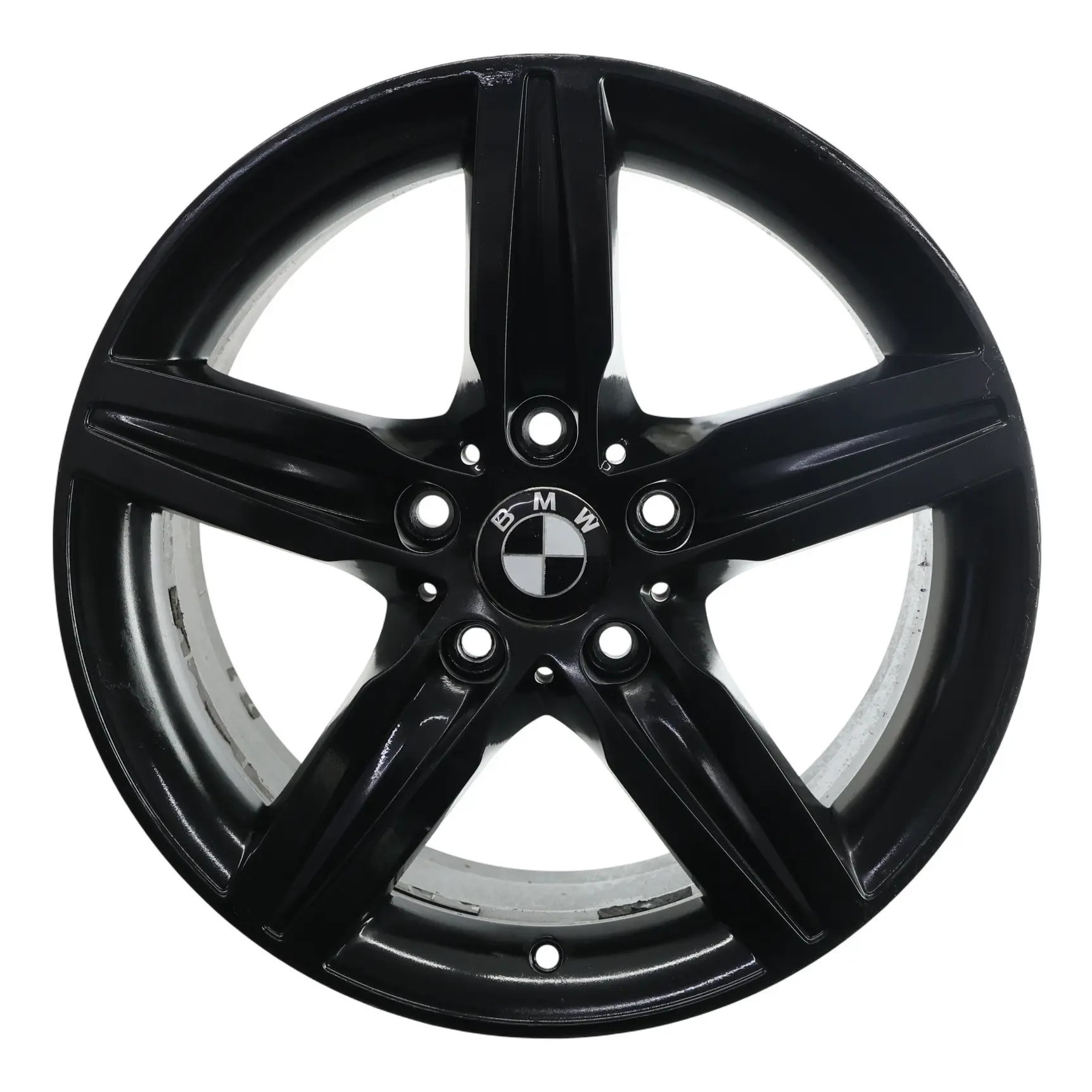 BMW F20 F21 Black Alloy Wheel Rim 17" Star Spoke 379 ET:43 7,5J 6850151