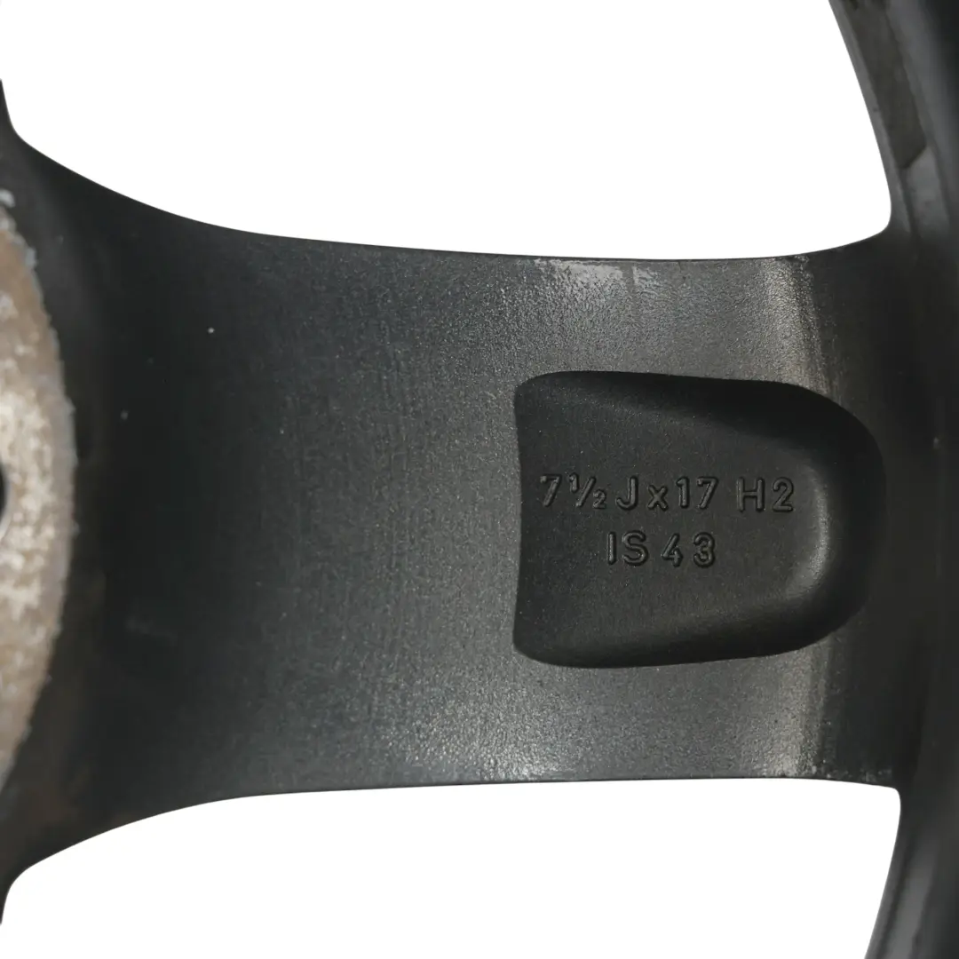 BMW F20 F21 Black Alloy Wheel Rim 17" Star Spoke 379 ET:43 7,5J - SKU 6850151-7 - Part number 6850151