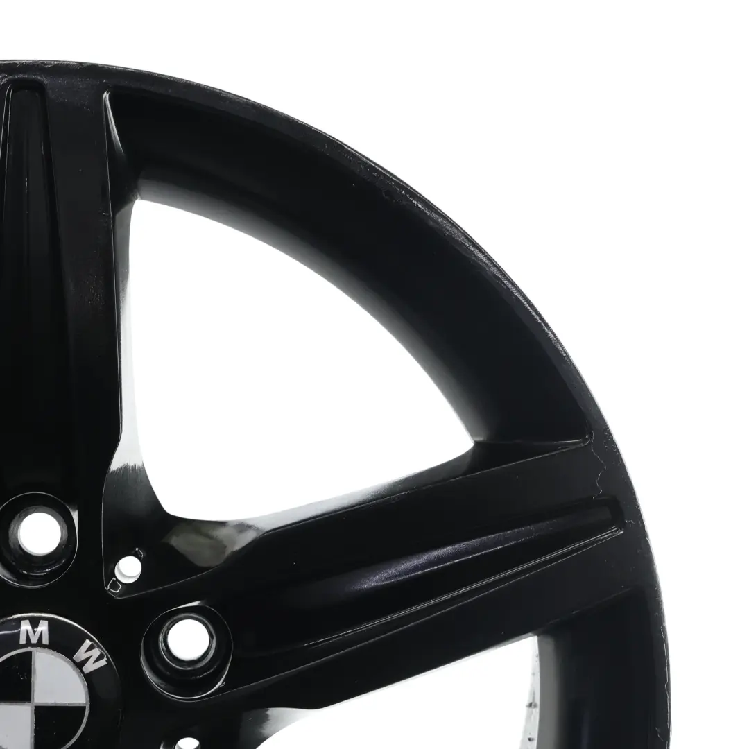 BMW F20 F21 Black Alloy Wheel Rim 17" Star Spoke 379 ET:43 7,5J - SKU 6850151-7 - Part number 6850151