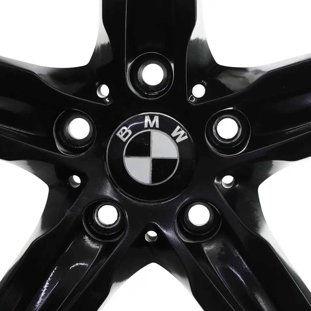 BMW F20 F21 Black Alloy Wheel Rim 17" Star Spoke 379 ET:43 7,5J - SKU 6850151-7 - Part number 6850151
