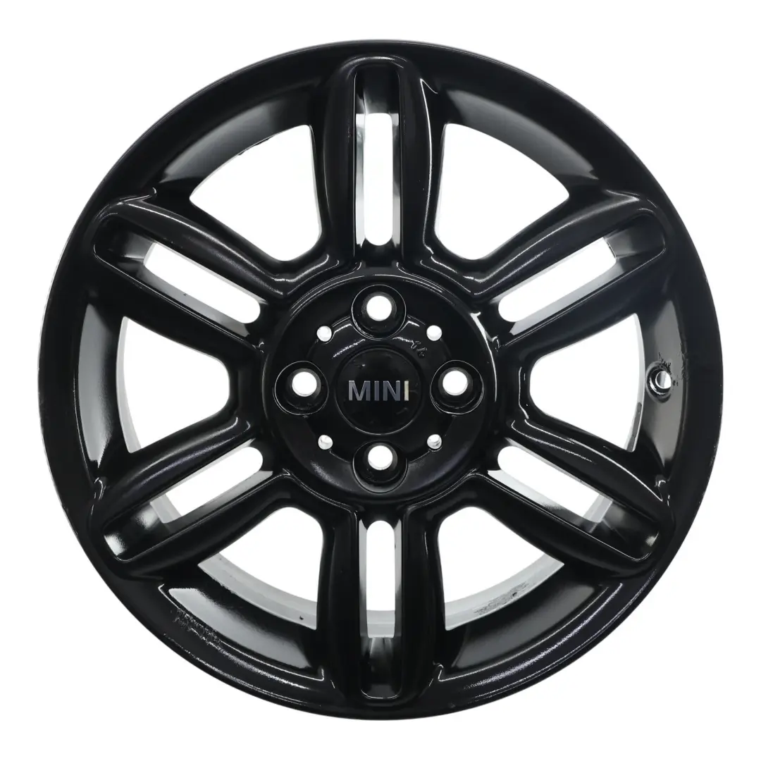 Mini Cooper R55 R56 R57 Black Wheel Alloy Rim 16" 6,5J 6-Star Twin Spoke 119 - SKU 6856969-1 - Part number 6856969