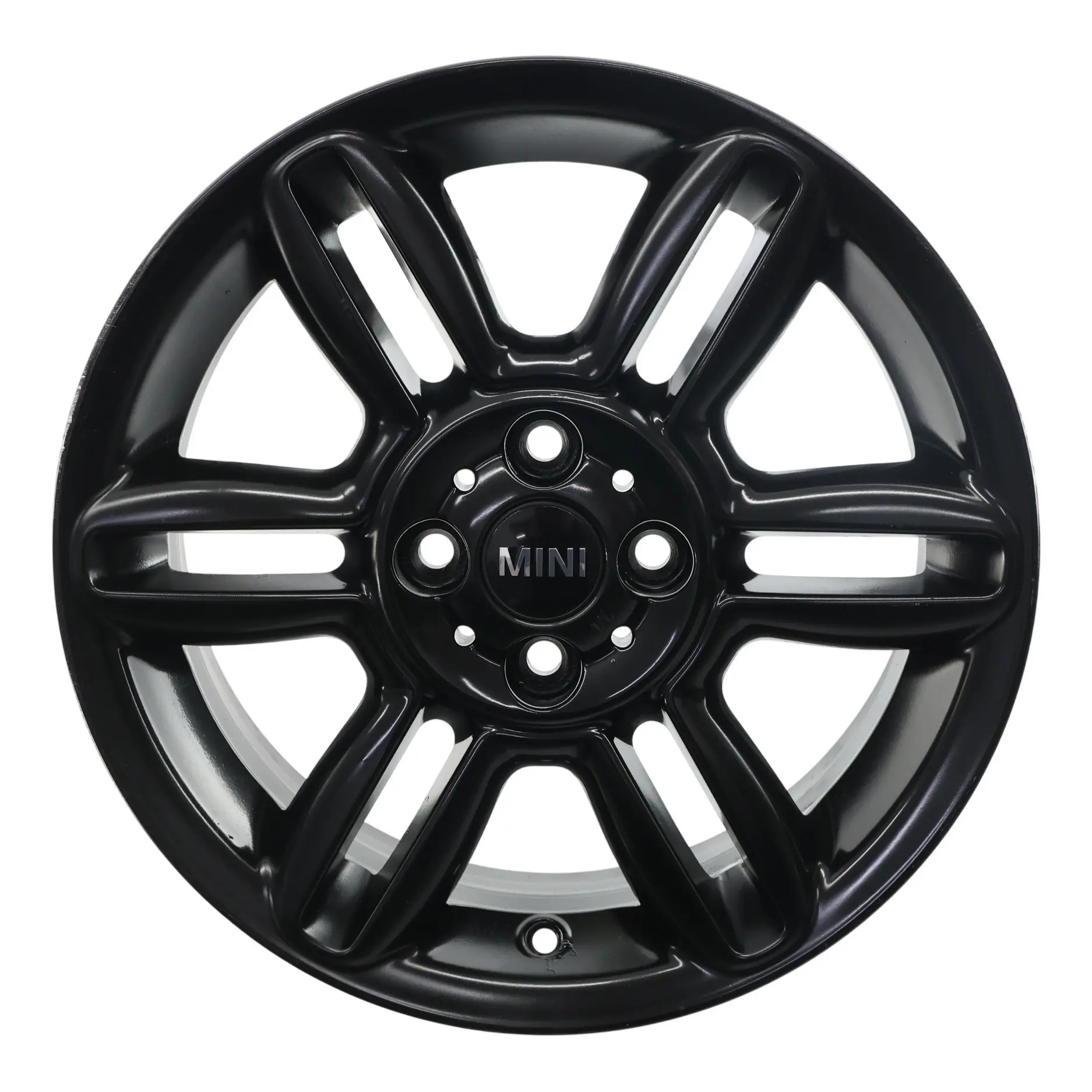 Mini Cooper R55 R56 R57 Cerchio In Lega Nero 16" 6,5J 6-Star Twin Spoke 119