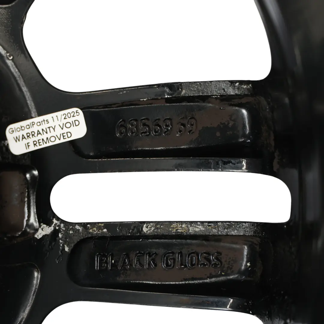 Mini Cooper R55 R56 R57 Llanta De Aleación Negra 16" 6,5J 6-Star Twin Spoke 119 - SKU 6856969-2 - Número de pieza 6856969