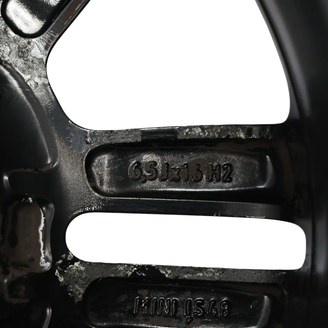 Schwarz Felge 16" 6,5J 6-Stern Doppelspeiche 119 für Mini Cooper R55 R56 R57 mit Teilenummer 6856969 Mini Cooper R55 R56 R57 Schwarz Felge 16" 6,5J 6-Stern Doppelspeiche 119 - SKU 6856969-2 - Teilenummer 6856969