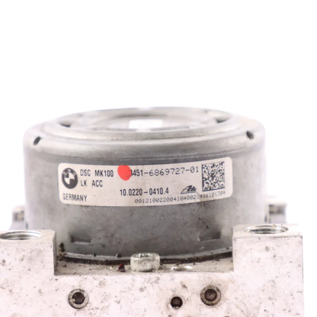 Brake Pump ABS DSC Hydro Unit Braking Module 6869727 to BMW F32 F34 F36 with Part number 6869728 BMW F32 F34 F36 Brake Pump ABS DSC Hydro Unit Braking Module 6869727 - SKU 6869728 - Part number 6869728