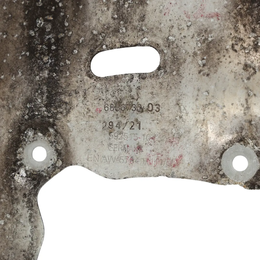 Piastra Protezione Disco Freno Ruota Posteriore per BMW F39 F40 F44 Mini F60 con numero di parte 6886730 BMW F39 F40 F44 Mini F60 Piastra Protezione Disco Freno Ruota Posteriore - SKU 6886730 - Numero di parte 6886730