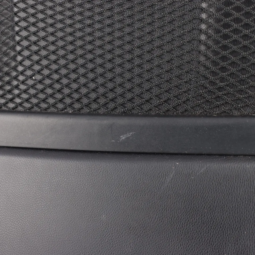 Front Seat Panel Rear Trim Cover Back Panel Net Black to BMW E87 LCI with Part number 6955597 BMW E87 LCI Front Seat Panel Rear Trim Cover Back Panel Net Black - SKU 6955597 - Part number 6955597