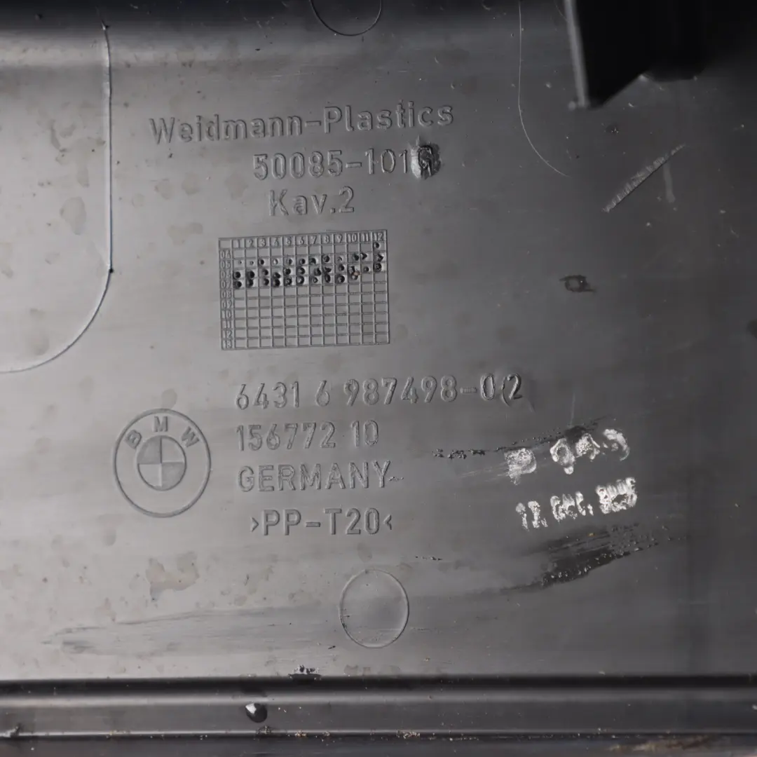 BMW E81 E87 E90 LCI Boîtier De Microfiltre Partie Supérieure - SKU 6987498 - Numéro de pièce 6987498