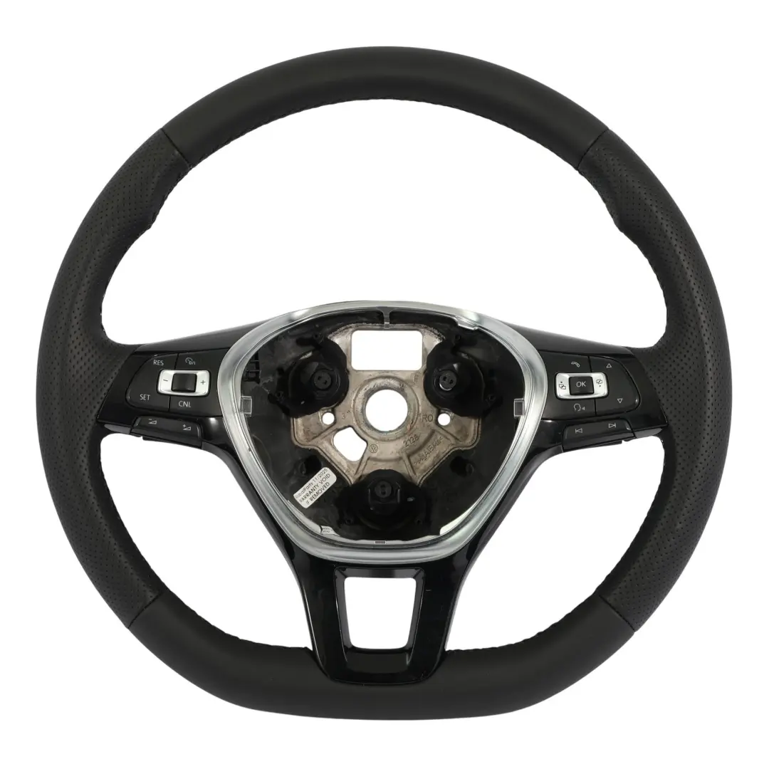 Mk5 6C 6R Lenkrad NEU Schwarz Leder für VW Volkswagen Polo mit Teilenummer 6C0419091BP VW Volkswagen Polo Mk5 6C 6R Lenkrad NEU Schwarz Leder - SKU 6C0419091BP-1 - Teilenummer 6C0419091BP