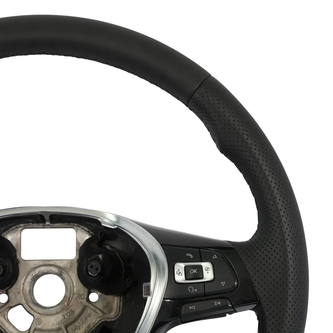 Mk5 6C 6R Volante NUEVO Cuero Negro para VW Volkswagen Polo con número de pieza 6C0419091BP VW Volkswagen Polo Mk5 6C 6R Volante NUEVO Cuero Negro - SKU 6C0419091BP-1 - Número de pieza 6C0419091BP