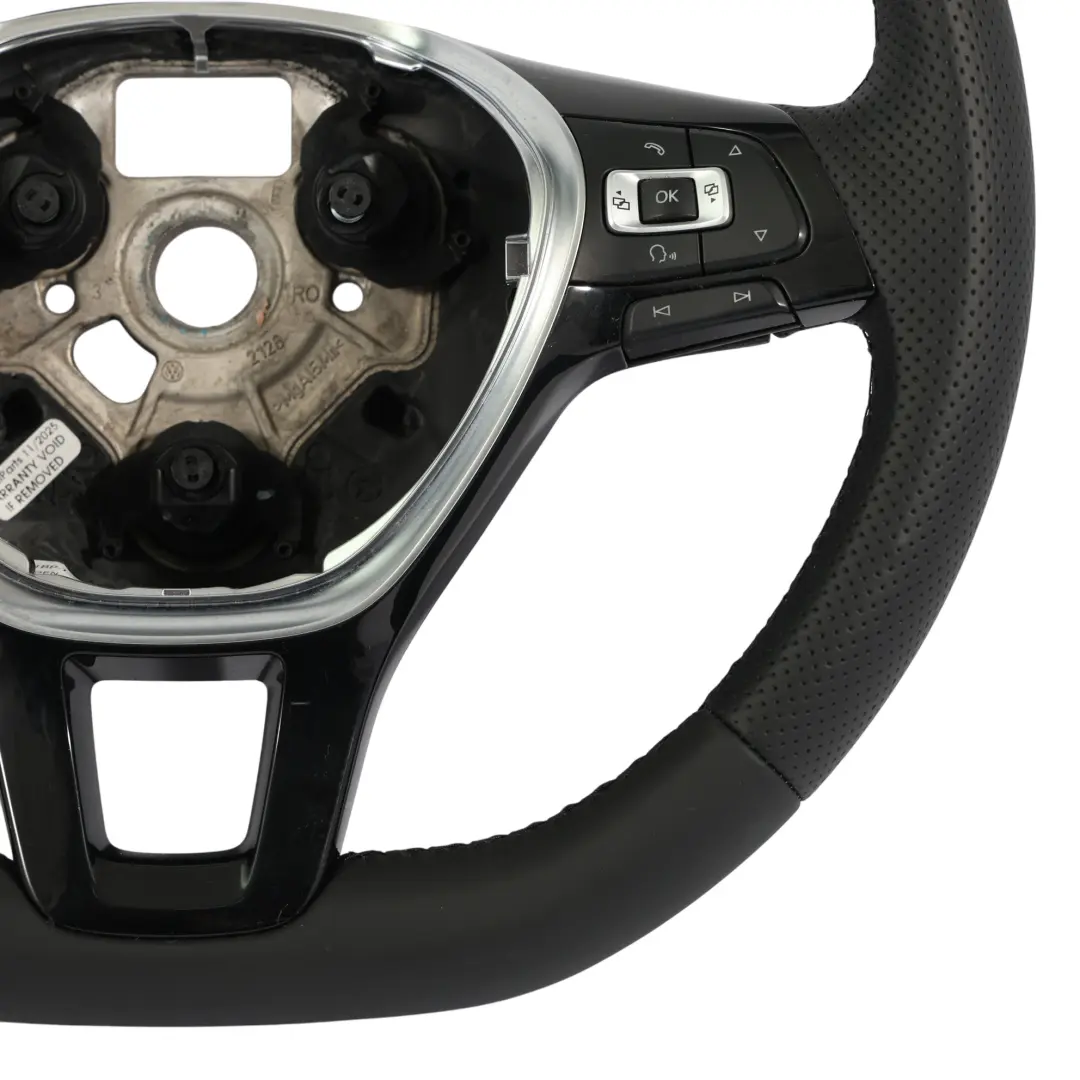 VW Volkswagen Polo Mk5 6C 6R Kierownica NOWA Czarna Skóra - SKU 6C0419091BP-1 - Numer Części 6C0419091BP