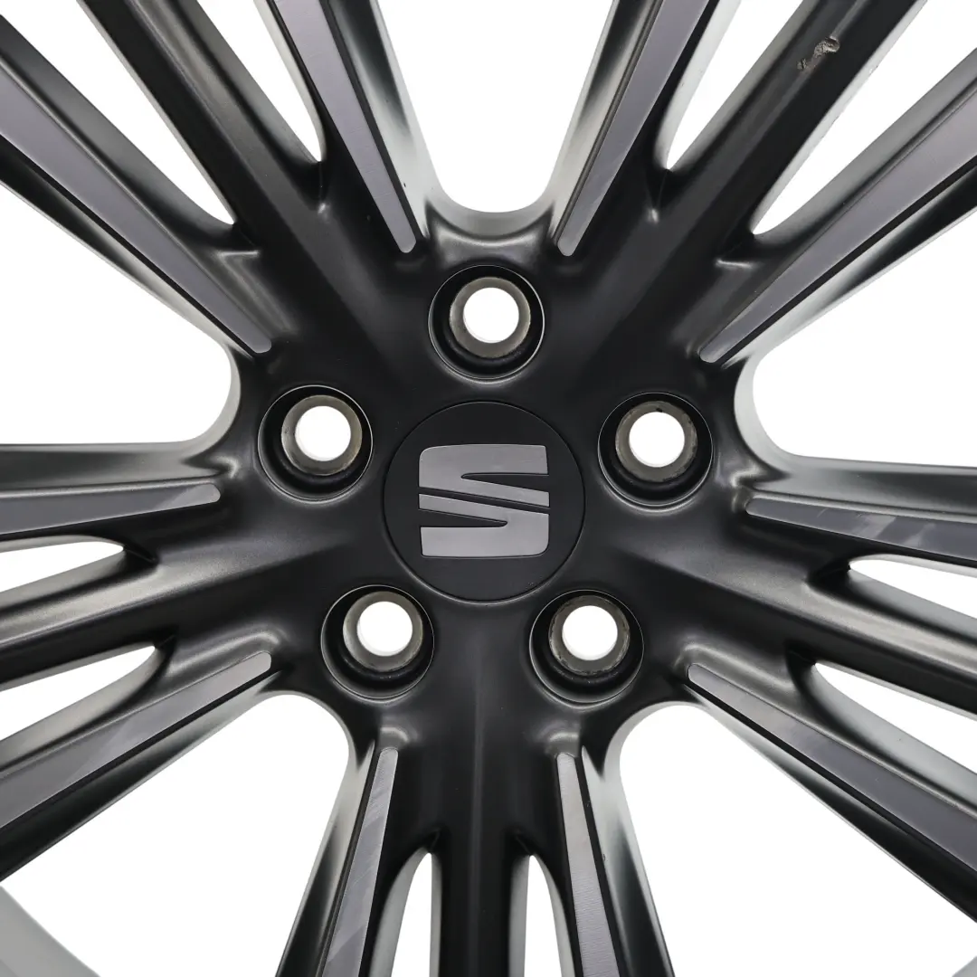 Seat Ibiza FR V KJ1 Leicht Metall Felge Diamant Grau 18" 7J ET:51 - SKU 6F0601025T-1 - Teilenummer 6F0601025T