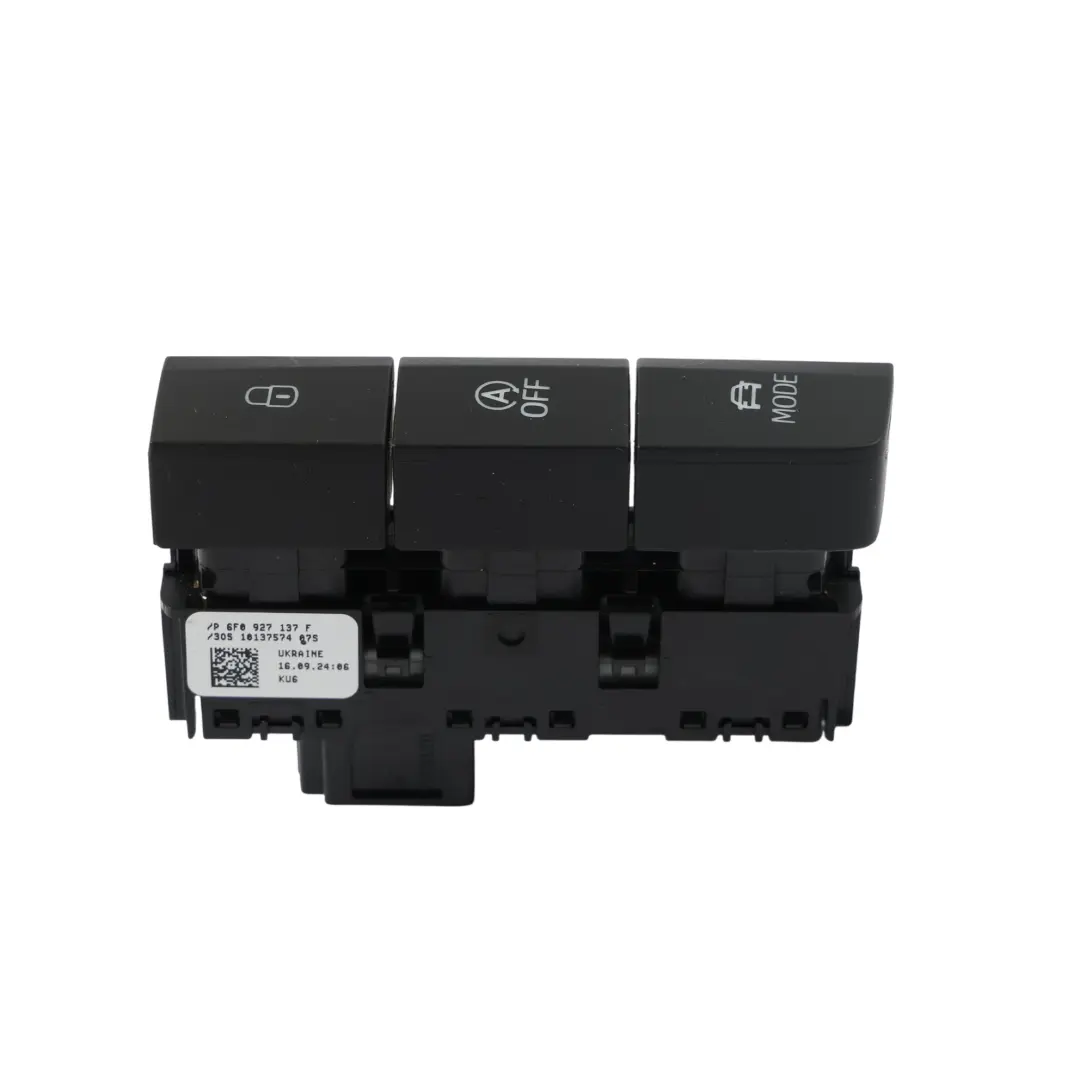 Mittelkonsole Schlos Start Stop Fahrmodus Schalter Taste für Seat Ibiza V mit Teilenummer 6F0927137F Seat Ibiza V Mittelkonsole Schlos Start Stop Fahrmodus Schalter Taste - SKU 6F0927137F - Teilenummer 6F0927137F