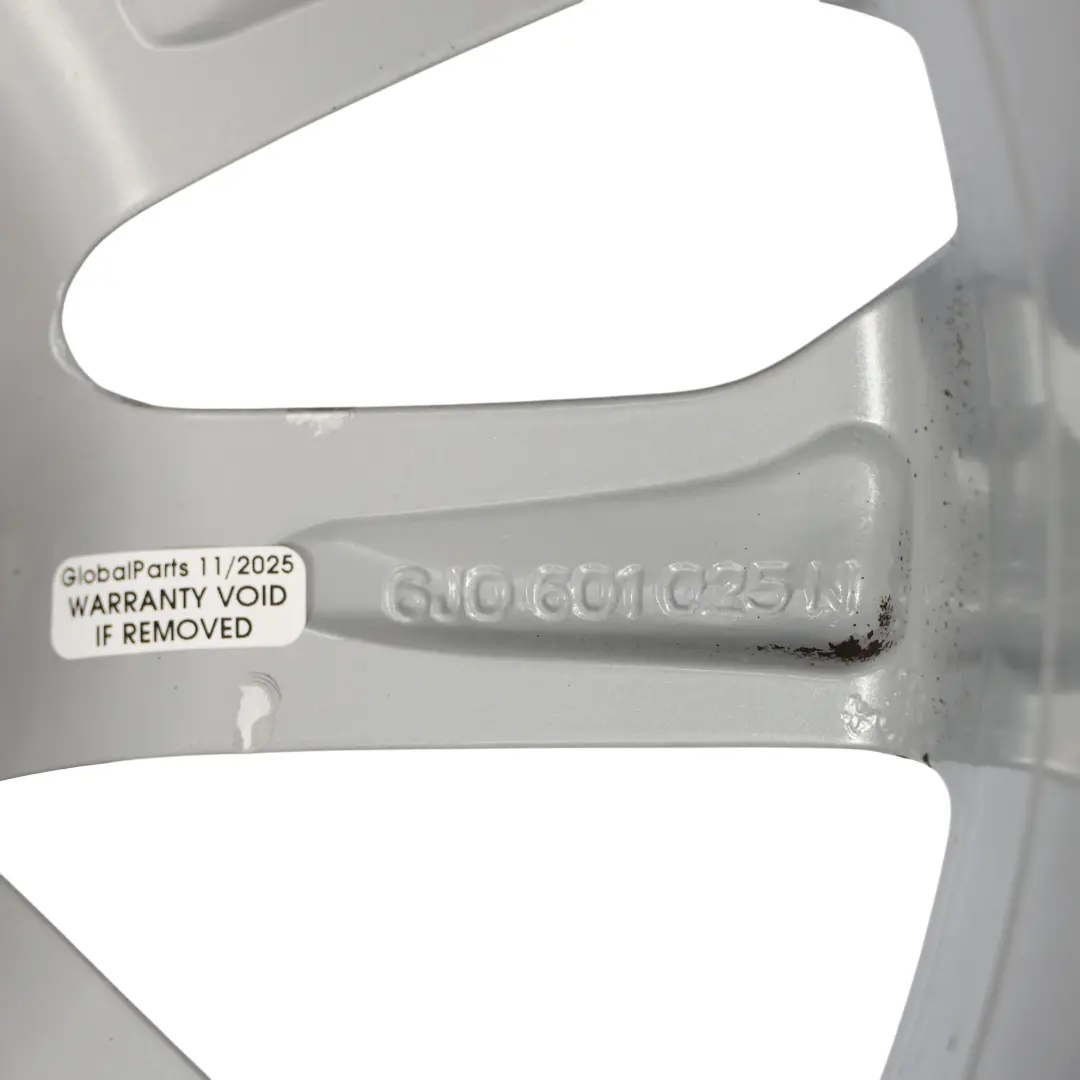 Seat Ibiza Mk4 6J Wheel Alloy 16" 10 Spoke 7J ET:43 Diamond Silver - SKU 6J0601025N-3 - Part number 6J0601025N