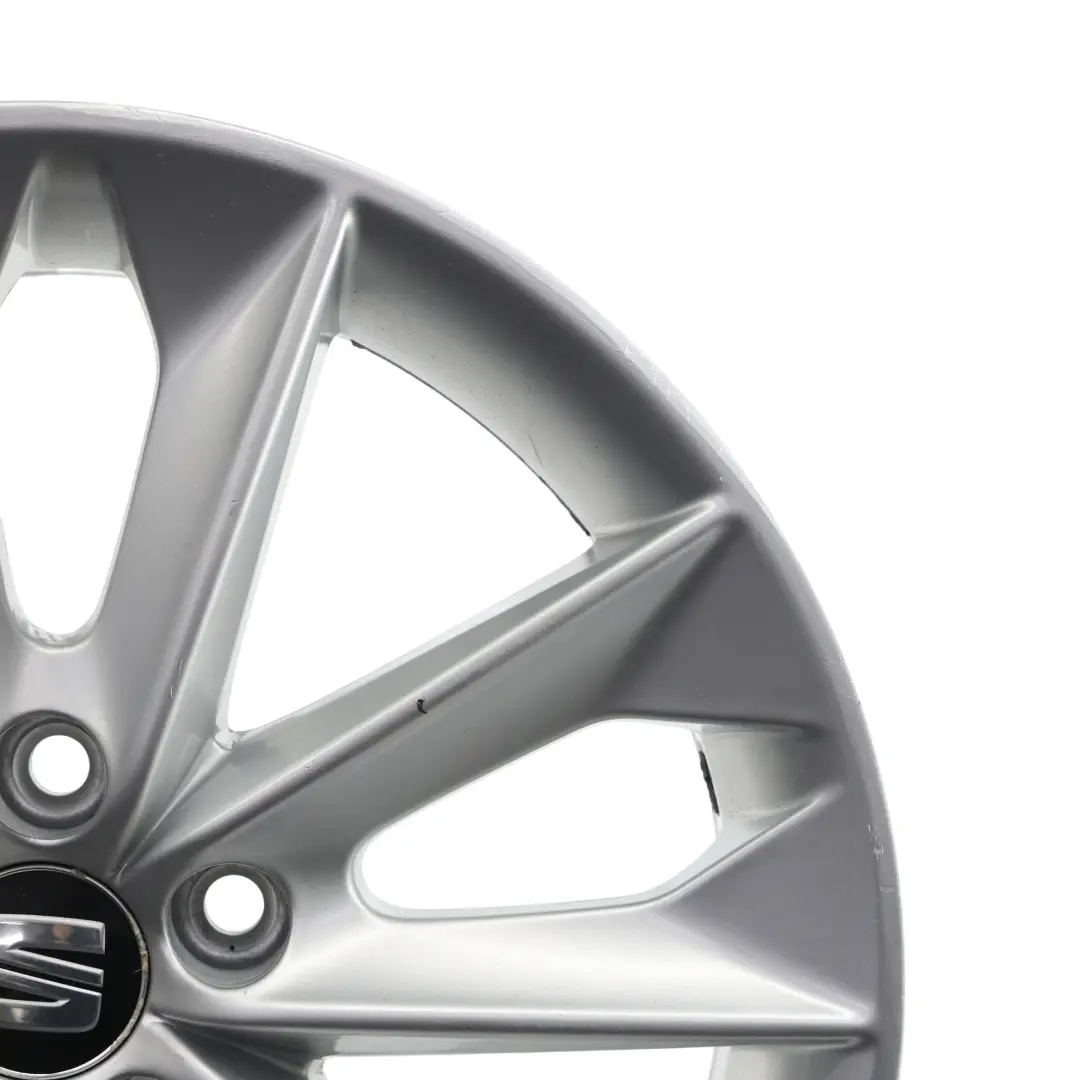 Seat Ibiza Mk4 6J Wheel Alloy 16" 10 Spoke 7J ET:43 Diamond Silver - SKU 6J0601025N-3 - Part number 6J0601025N