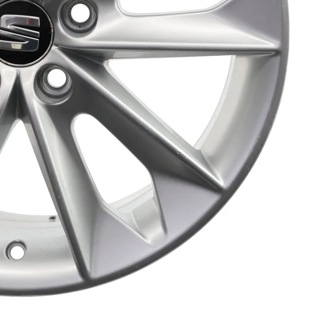 Seat Ibiza Mk4 6J Wheel Alloy 16" 10 Spoke 7J ET:43 Diamond Silver - SKU 6J0601025N-3 - Part number 6J0601025N