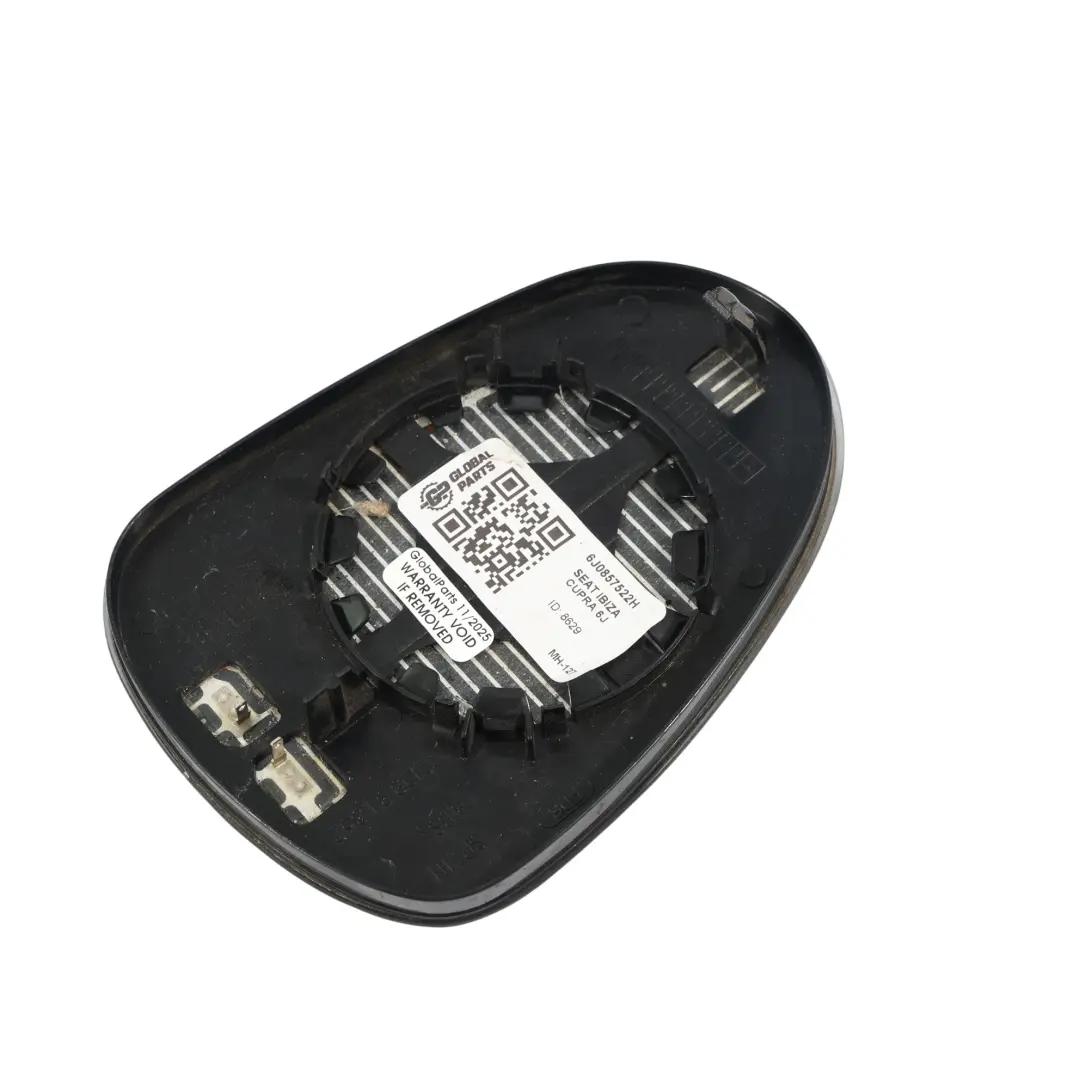 6J Specchio Retrovisore Anteriore Inserto Vetro Destro per Seat Ibiza con numero di parte 6J0857522H Seat Ibiza 6J Specchio Retrovisore Anteriore Inserto Vetro Destro - SKU 6J0857522H - Numero di parte 6J0857522H
