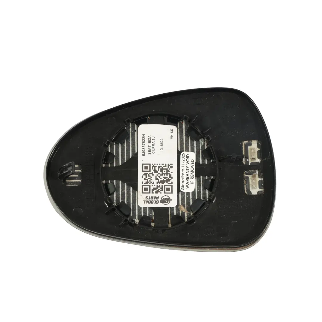 Seat Ibiza 6J Front Wing Mirror Electric Insert Glass Right O/S - SKU 6J0857522H - Part number 6J0857522H