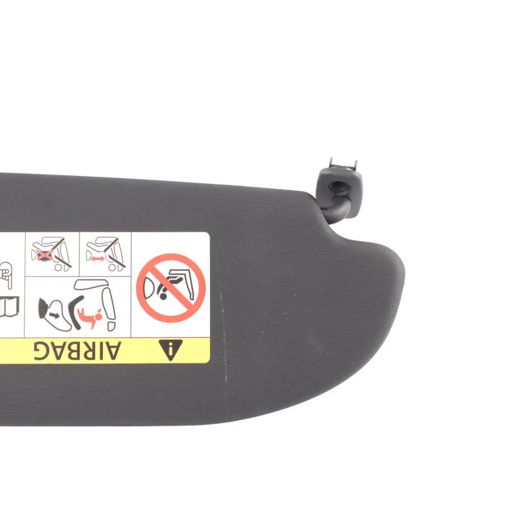 6J Sun Visor Left N/S Passenger Sun Shade Black Mirror to Seat Ibiza 4 with Part number 6J0857551A Seat Ibiza 4 6J Sun Visor Left N/S Passenger Sun Shade Black Mirror - SKU 6J0857551A-1 - Part number 6J0857551A